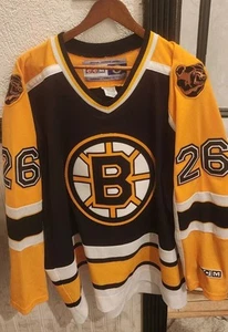 RARE VTG 2000s NHL CCM Boston Bruins Brad Boyes Jersey 26 Mens Large 2005-2007 - Picture 1 of 12