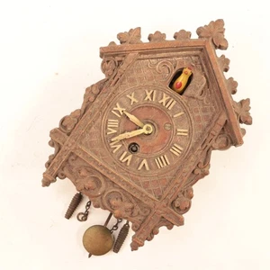Keebler Pendulette Neuheit Uhr mit gelbem Wackelvogel - XC325 - Bild 1 von 3