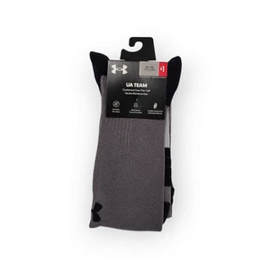 Under Armour UA Men's Cushioned Over The Calf Socks Graphite - XL 13-16 - Picture 1 of 4