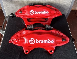 HOLDEN 2013-2017 VF SSV REDLINE-SS GENUINE BREMBO FRONT BRAKES CALIPERS & LINES! - Bild 1 von 18