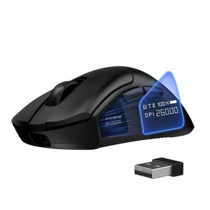 Wireless Gaming Mouse - 26000 DPI, 58G Ultra-Lightweight Gaming Mice with Scr... - Picture 1 of 9