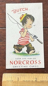 NORCROSS KARTEN, WM GABLE CO. ALTOONA PENNA, WERBUNG HANDELSKARTE, BUTCH - Bild 1 von 2