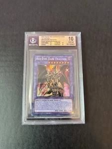 Yu-Gi-Oh! Dose Of The Pharaoh's Gods Red-Eyes Dark Dragoon 1st Edition BGS 10 - Bild 1 von 6