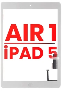 Touch Screen Digitizer For iPad 5 / Air 1 WHITE w/ Home Button A1822 A1823 OEM - Picture 1 of 4