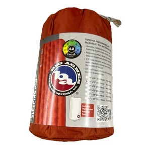Big Agnes Rapide SL Insulated Sleeping Pad 20x72 Inflation Sack Backpacking- NEW - Picture 1 of 5