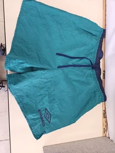 Vintage Umbro Shorts Mens M Nylon Made USA Drawstring Swim Trunks 90s - Picture 1 of 8