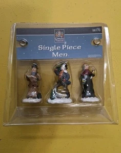 Carole Towne Lemax Village Collection Set of 3 #56170 Single Piece Men - Picture 1 of 3