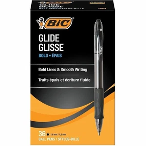 BIC Velocity Retractable Ball Pen Black Ink 1.6 mm 36/Pack VLGB361BK - Picture 1 of 7