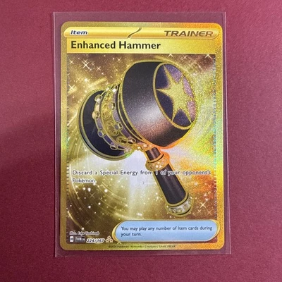 Pokemon Enhanced Hammer 224/167 Twilight Masquerade Hyper Rare Gold NM - Image 1 of 2