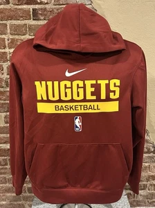 Nike NBA Denver Nuggets Mens Small Polyester Hoodie w/ Kangaroo Pocket - Picture 1 of 8