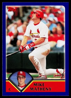 2003 Topps #89 Mike Matheny St. Louis Cardinals - Image 1 of 2