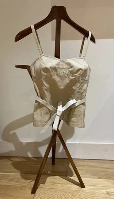 Marc Jacobs Diseñador Corsé Estilo Cinturón Cami Top EE. UU. Talla 2 / UK 6 Color Beige  Foto 1 de 4