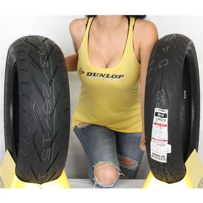 130/70 18, 180/60 16 Dunlop D250 Honda GL1800 Gold Wing Front &#38; — 第 1/4 张图片