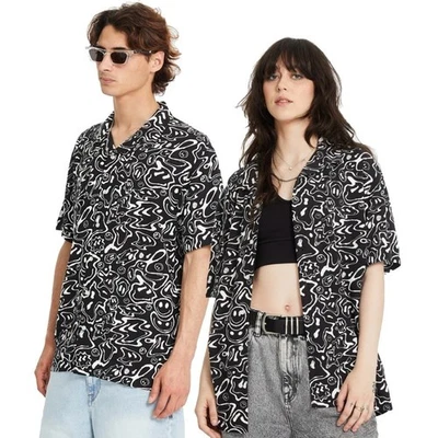 Volcom FA Filip Rygalski Shortsleeve Kurzarm-Hemd - Black - Bild 1 von 4