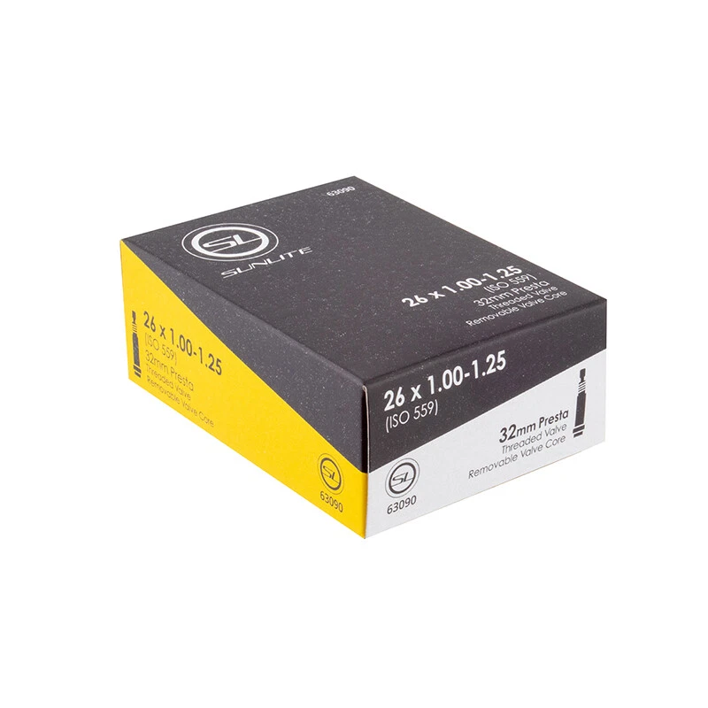 PRESTA VALVE BICYCLE BIKE TUBE 26" X 1.00 - 1.25" KENDA SUNLITE NEW