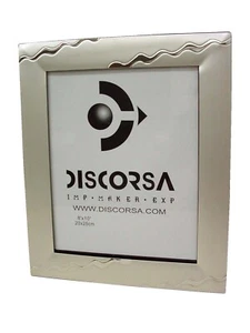 (31656) MARCO FOTOS PORTAFOTOS PLATEADO ROTO PARA FOTO 20X25 CM VERTICAL HORIZON - Imagen 1 de 2