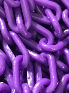 Bird Toys 1meter Of 3/4” Purple Plastic Chain Toy Parts - Picture 1 of 12