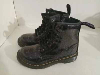 Botas Dr Martens 1460 J AW004 tamanho 12 crianças usadas, glitter - Imagem 1 de 4