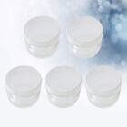  5 pièces boîtes de rangement perles transparentes conteneurs étui à maquillage organisateur