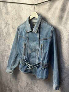 Versace Jeans Couture Vintage 1980s Denim Jacket Kosuha Women's Size Small - Picture 1 of 18