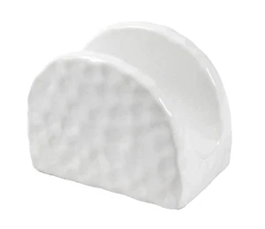 PORTATOVAGLIOLI DA TAVOLA CERAMICA BIANCA CASA PIZZERIA RISTORANTE 10*6*8CM cm - Foto 1 di 5