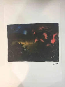 Jackson Pollock Lithographie off set cm 50x70 Unterschrift auf Platte mit - Bild 1 von 10