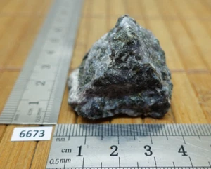 MERLINITE (GABBRO) pierre brute naturelle 35g lithotherapie SPIRITUALITE MAGIE - Picture 1 of 6
