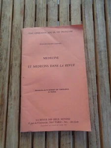 Médecine et médecins dans la Revue des deux mondes par Lemaire - 1980 - Picture 1 of 4