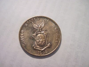 1944 S FILIPINAS FILIPINAS MONEDA DE UN CENTAVO EE. UU. (2) - Imagen 1 de 2