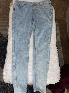 Justice girls sz. 16 plus washed pull on legging jeans. Fantastic & comfortable  - Picture 1 of 9