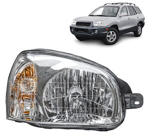 For Hyundai Santa Fe 2003-2006 Headlight w/Bulbs, Right Side Capa C.