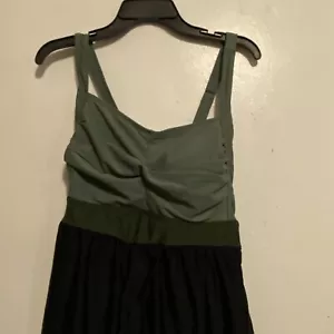 Costume da bagno BloomChic verde nero pezzo unico donna taglia 18-20 elasticizzato nuovo - Foto 1 di 13