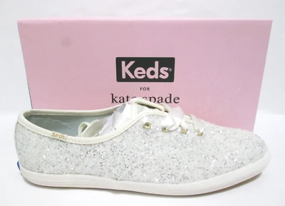 Keds for Kate Spade Glitter Cream Sneakers Size 9.5 - Image 1 of 4