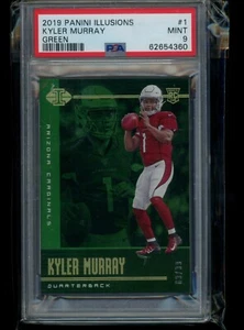 Kyler Murray 2019 Panini Illusions #1 Rookie Green/99 PSA 9 - Imagen 1 de 2