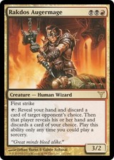 RAKDOS AUGERMAGE ~mtg NM Dissension Rare x1