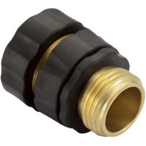 Quick Connect Set Male Female Solid Brass 3/4" Garden RV Hose Connectors - Picture 1 of 2