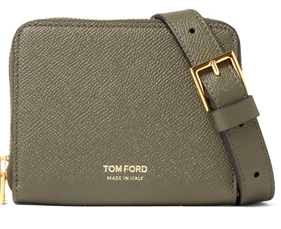 Tom Ford Cordón Bolsa Bolso Cuello Correa Cartera Tarjetas Estuche Nuevo Foto 1 de 4