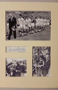 Manchester United Matt Busby Original Signature Old Trafford Busby Babes EPL - Foto 1 di 4