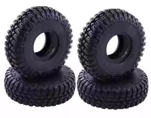 Integy Realistic Rubber Tires Set of (4) Axial SCX24 Crawler O.D.=54mm C30941 - Picture 1 of 2