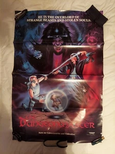 Vintage 1985 The DUNGEONMASTER Movie Store 35,5""x24"" Lightning Video USA - Foto 1 di 16