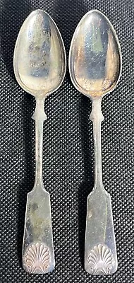 Vintage Spoon Finnish 813H Silver Spoons 1955 With Shell Motif 25.6g - Image 1 of 4