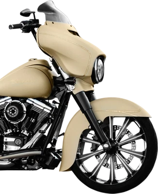 Parabrisas Klock Werks Flare 8,5" Dark Smoke para Harley Electra Glide 2014-2023 Foto 1 de 4