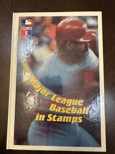 1988 Major League Baseball in Stamps / hardback book / stamps hinged / completed - Picture 1 of 7