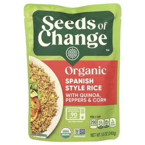 Organic Spanish Style Rice With Quinoa, Peppers & Corn, 8.5 oz (240 g) - Picture 1 of 2