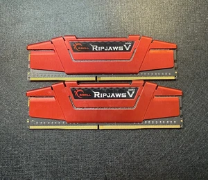 G Skill Rip Jaws 4gb (4gb x 2) DDR4-2400 F4-2400C15D-8GVR - Picture 1 of 2