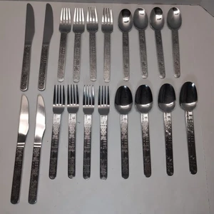 Cambridge Azteken Edelstahl Besteck Service für 4 Stück 20 - Bild 1 von 15