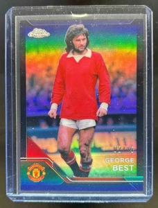 2024-25 Topps Chrome Manchester United George Best Black Refractor #2/10 Man U - Picture 1 of 2