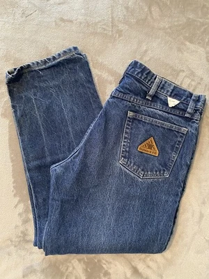 Pantalones de mezclilla Bulwark FR para hombre 36x32 ropa de trabajo resistente al fuego PEJ4DW6 pantalones de protección Foto 1 de 4