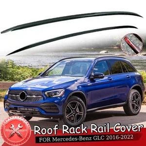 Roof Rack Rail Cover Fit for Mercedes-Benz GLC 2016-2022 Silver Updated to Black - Bild 1 von 10