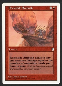 ***English Rockslide Ambush*** MTG Portal 3 Kingdoms Kid Icarus - Picture 1 of 2